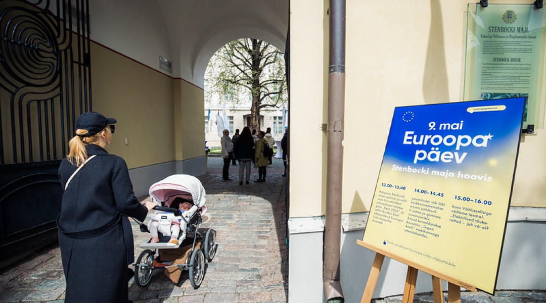 Euroopa päeva puhul lehvivad Eesti lipud | Riigikantselei