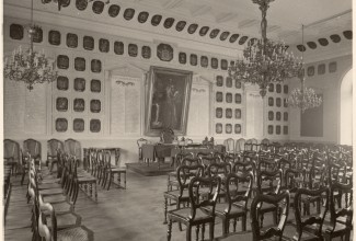 Maapäeva ehk Eestimaa rüütelkonna esindussaal alates 1849. aastast. 